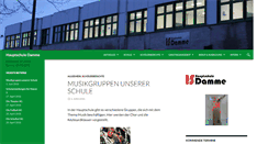 Desktop Screenshot of hauptschule-damme.de